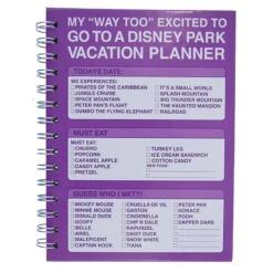 Disney Notebook - Disney Pre-Vacation Excitement