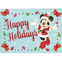 Disney Greeting Cards - Holiday Minnie Mouse