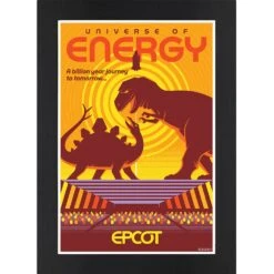 Disney EPCOT Universe Of Energy Matted Print
