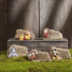 Disney Garden Stone - Flower Garden Rock - Grumpy 5 Disney Garden Stone - Flower Garden Rock - Grumpy -Disney 775506112 1