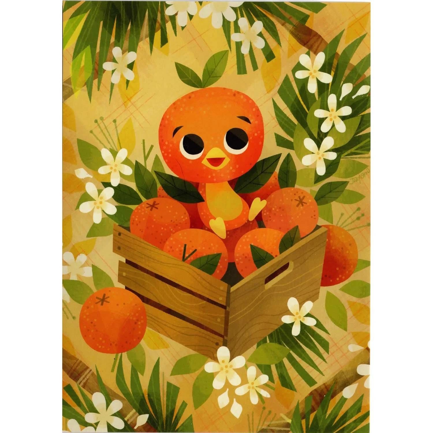 Disney Postcard - Joey Chou - The Orange Bird 3 Disney Postcard - Joey Chou - The Orange Bird
