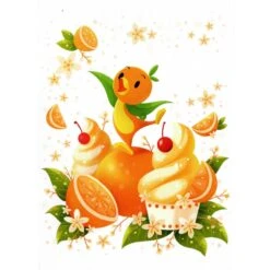 Disney Postcard - Eunjung June Kim - Happy Orange Song
