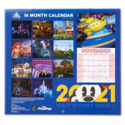 Disney Parks 16 Month Calendar - Walt Disney World - 2021 7 Disney Parks 16 Month Calendar - Walt Disney World - 2021 -Disney 82799b