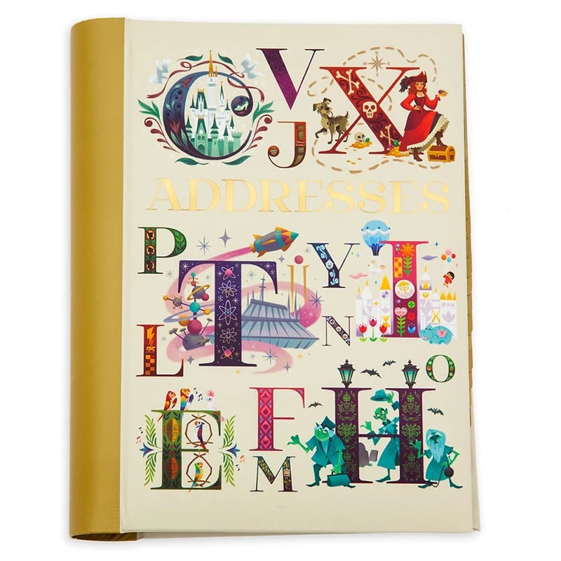 Disney Address Book - ABC Disney Parks 3 Disney Address Book - ABC Disney Parks