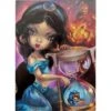 Disney Postcard - Jasmine Becket-Griffith - Jasmine And The Hourglass -Disney 98493aml1