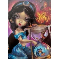 Disney Postcard - Jasmine Becket-Griffith - Jasmine And The Hourglass