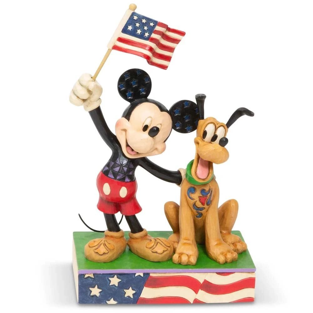 Disney Traditions A Banner Day Mickey & Pluto Figurine 3 Disney Traditions A Banner Day Mickey & Pluto Figurine