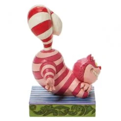 Disney Traditions Cheshire Cat Figurine - Candy Cane Cheer -Disney cheshire cat figurine candy cane cheer p193272 38616 image