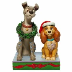 Disney Traditions Decked Out Dogs Lady And The Tramp Figurine
