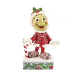 Disney Traditions Jiminy Cricket Be Wise & Merry Christmas Figurine 6008986