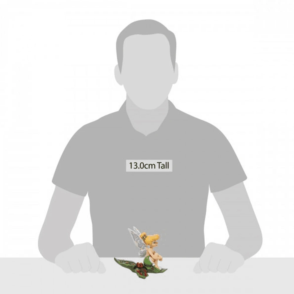 Disney Traditions Tinkerbell Figurine - Sitting On Holly 5 Disney Traditions Tinkerbell Figurine - Sitting On Holly - Image 3