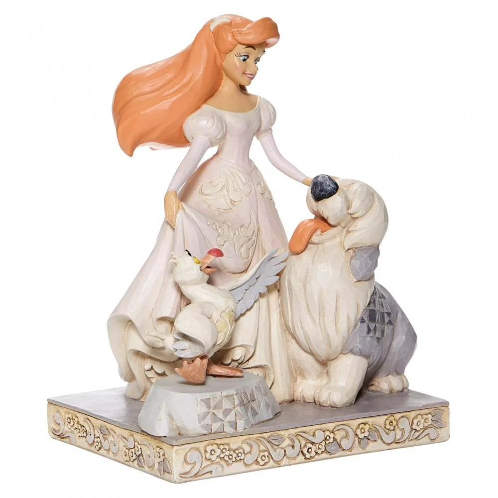 Disney Traditions White Woodland Ariel Figurine - Spirited Siren 5 Disney Traditions White Woodland Ariel Figurine - Spirited Siren - Image 3